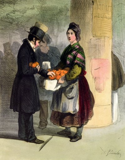 The Orange Seller, from 